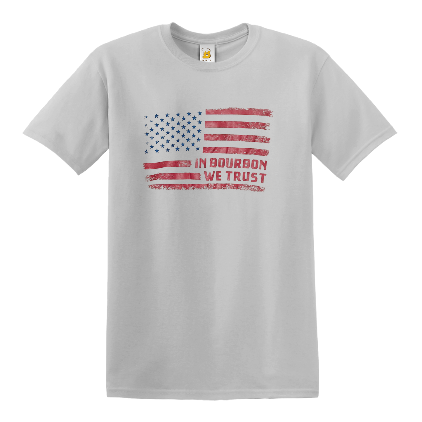 (White) In Bourbon We Trust - T Shirt