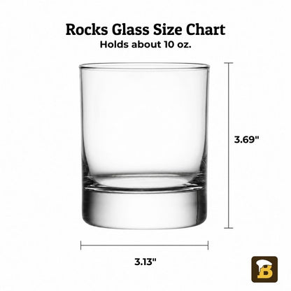 Oak Bowery Rocks Glass